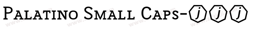 Palatino Small Caps字体转换